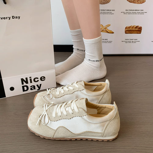 厚底芭蕾风德训鞋运动阿甘鞋女鞋