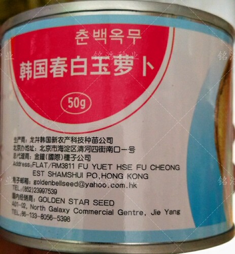 韩国春白玉白萝卜种子耐抽薹水果萝卜种籽春秋季不糠心不裂根高产