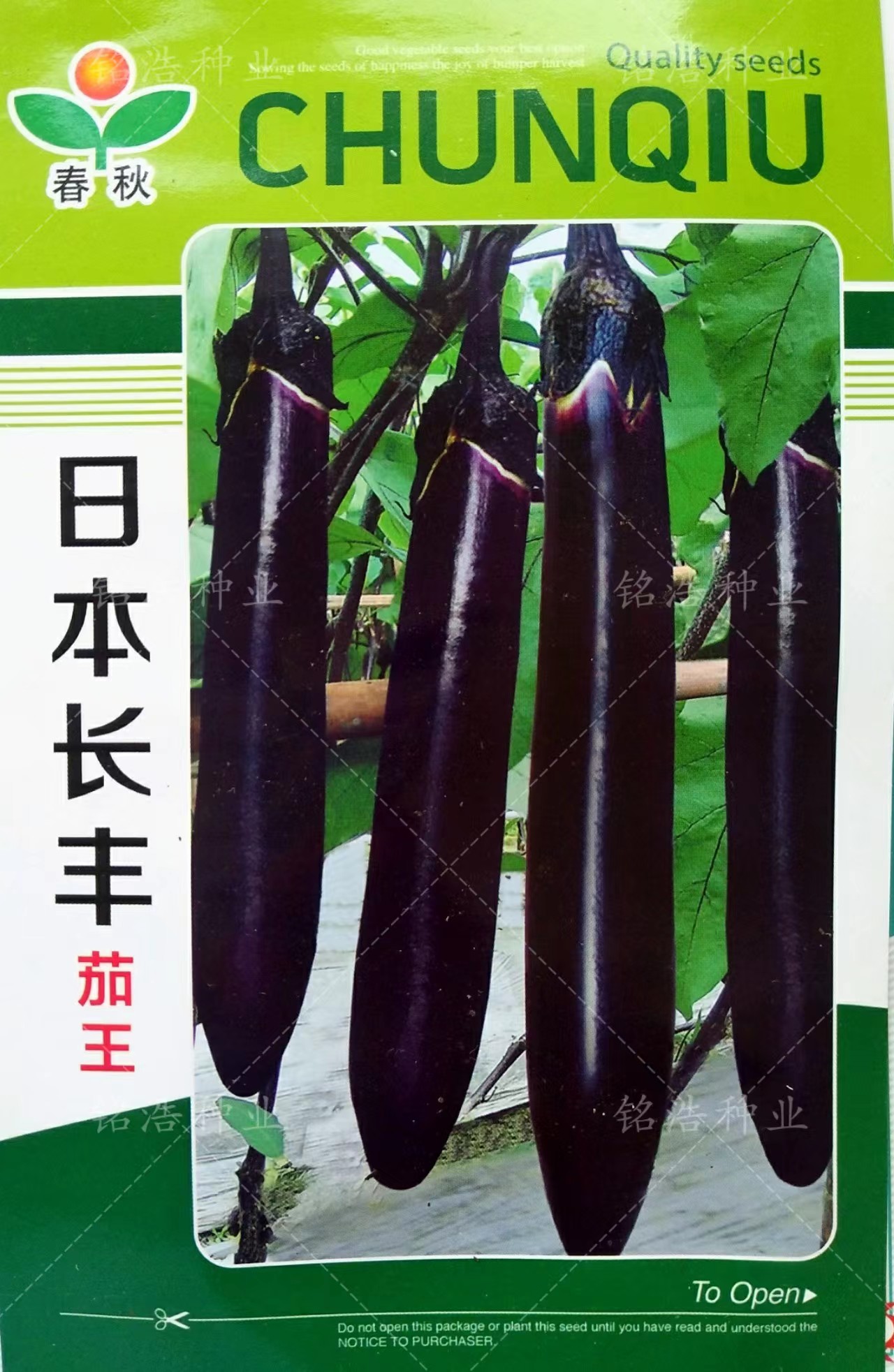 紫把长茄蔬菜种孑早熟高产春秋季茄子籽肉密皮厚顺直果长日本长丰