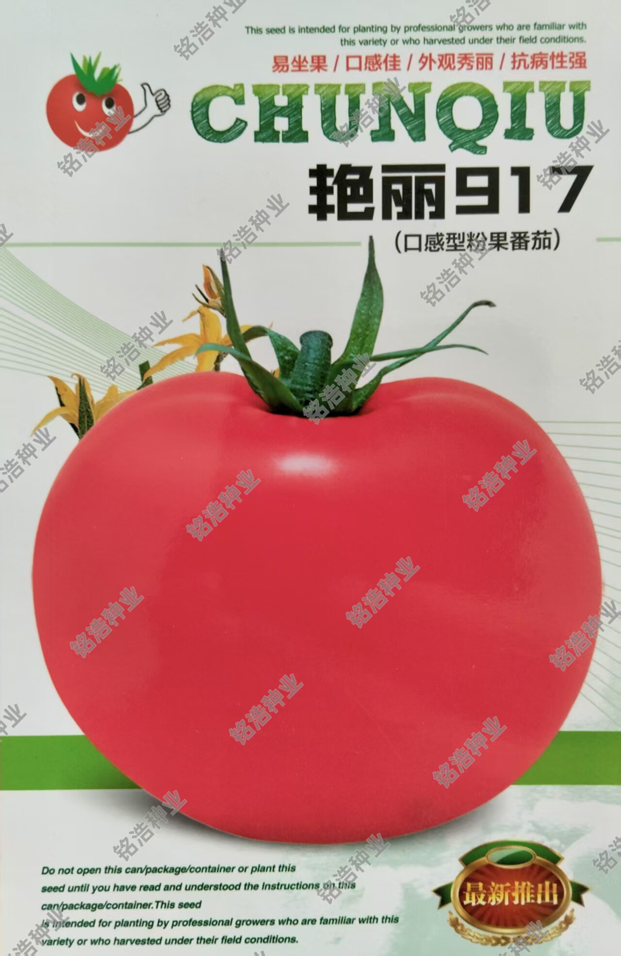无限生长型西红柿种子高产粉色番茄籽早春越冬用大型硬果艳丽917