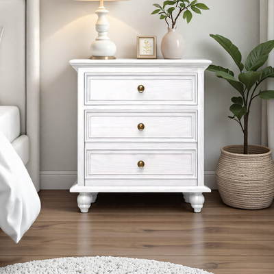 虎牌美式轻奢实木保险柜床头柜家用指纹63cm高隐藏式看不出来的保险箱防盗小型智能卧室带抽屉隐形保险柜箱