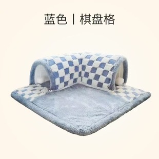 通用猫玩具躲避屋钻洞通道宠物猫床睡垫猫窝 靓宠猫隧道窝四季