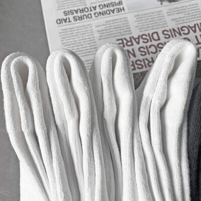 堆出来的棉质感纯色毛巾袜