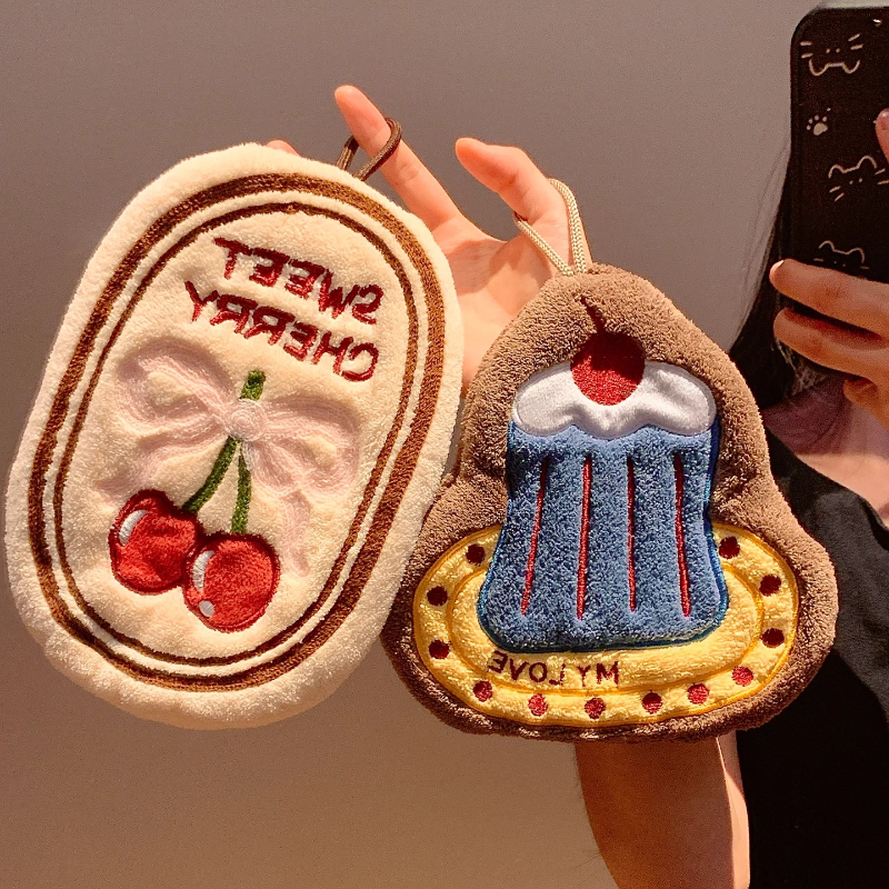 擦手巾挂式可爱高颜值吸水加厚