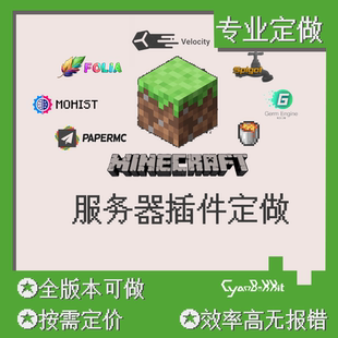 专做我的世界Minecraft服务器插件模组定制服务端我的世界服务端
