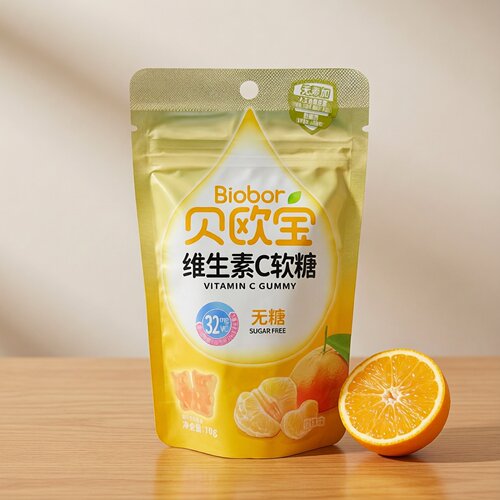 贝欧宝维C柑橘小熊软糖
