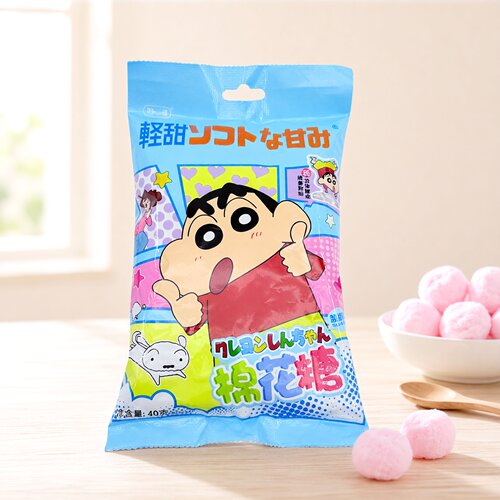 好心情蜡笔小新棉花糖袋装