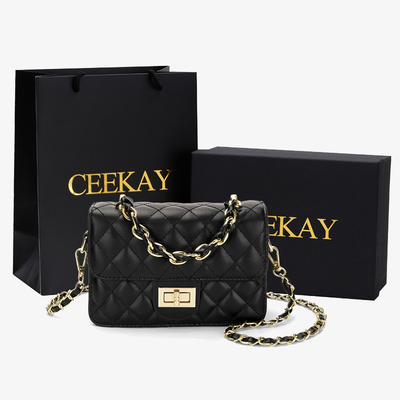 taobao agent Ceekay, small bag, shoulder bag, advanced chain, 2023 collection, high-quality style, Chanel style, chain bag