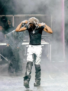 destroy lonely同款大号五角星吊坠百搭嘻哈说唱歌手吊坠饰品