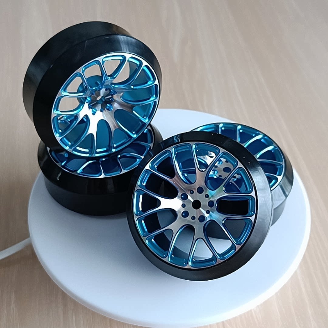 RC1|10 원격 제어 모델 자동차 HSP94123 플랫 스포츠카 시뮬레이션 4륜 구동 드리프트 레이싱 타이어 금속 바퀴