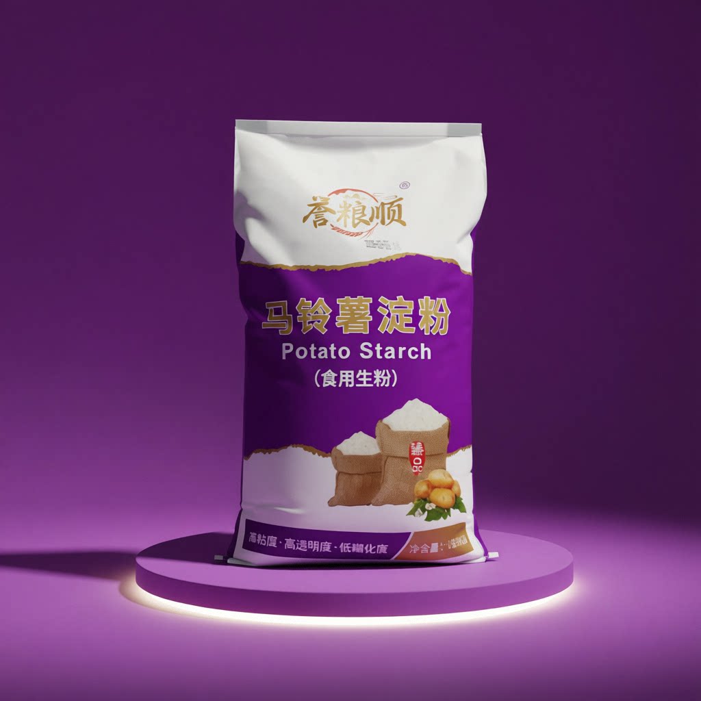 纯正土豆淀粉马铃薯生粉0添加锅包肉勾芡家用商用50斤腾龙北大仓图片