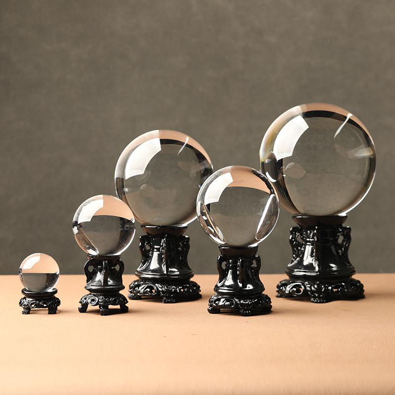 天然水晶球摆件生日礼物