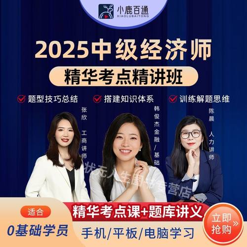 嗨学2025年中级经济师韩俊杰基础金融人力建筑工商视频课题库讲义
