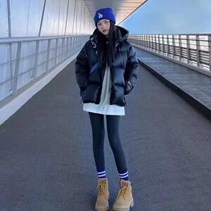 连帽外套羽绒秋冬款连帽外套韩版纯色服成人TN1027