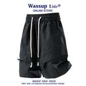 速干裤 登山裤 夏季 裤 WASSUPTIDE沙滩裤 户外工装 新款 子潮酷美式 帅