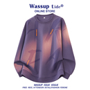 女打底衫 WASSUP 长袖 卫衣秋冬潮牌宽松保暖休闲上衣时尚 TIDE男士