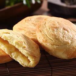 台湾糕饼台中大甲师太阳饼6入奶油小酥饼牛奶馅饼特产下午茶零食