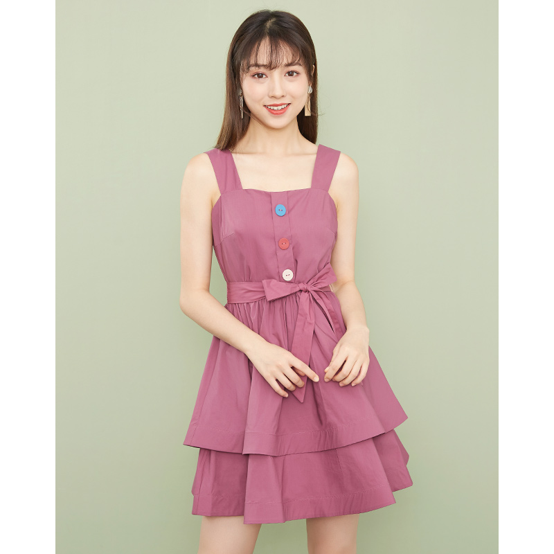 韩版A字裙其它收腰