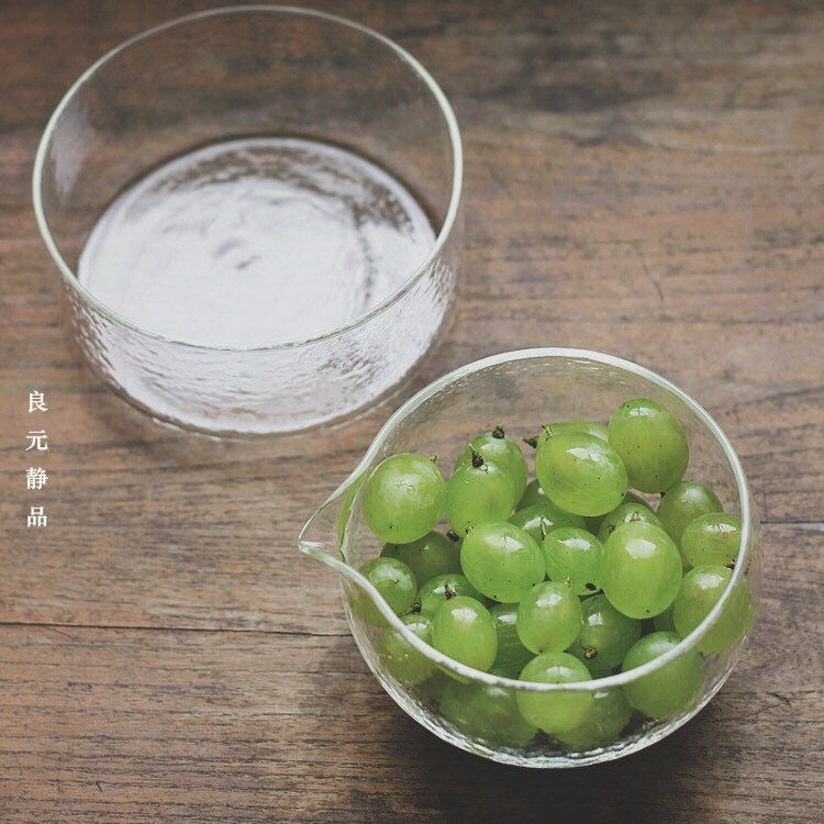 良元静品 手工沙砾感锤目纹日式单嘴小水盂茶洗 玻璃水果钵沙拉碗,餐饮具,碗,淘宝优惠券,粉丝福利购,淘宝优惠卷