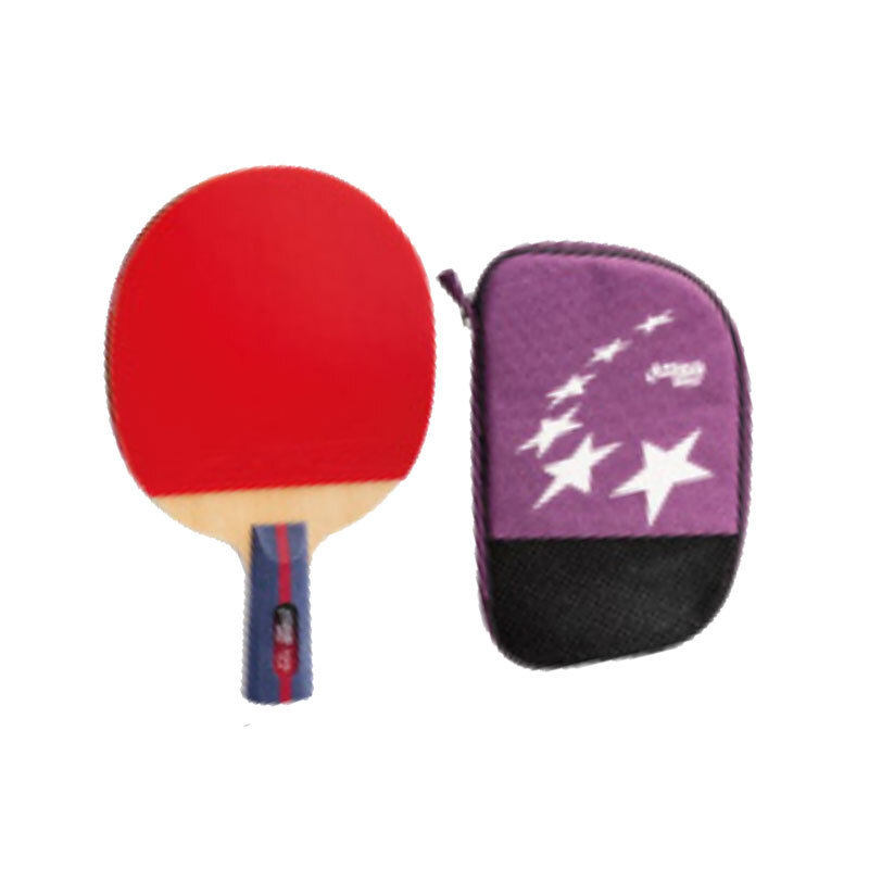 红双喜dhs二星直拍双面反胶乒乓球拍单拍成品兵兵拍h2006