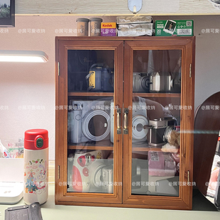 拍立得相机收纳盒透明ccd数码相机防尘柜镜头配件相纸桌面收纳盒