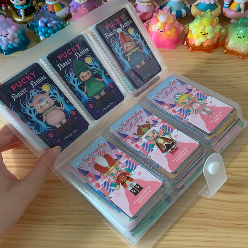 盲盒卡片收纳册大容量收集收藏集卡活页内页泡泡玛特名片卡册卡本