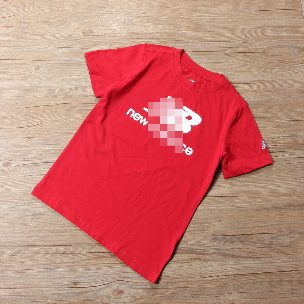 外贸欧美单中大童2026夏季新款男女童8-18岁字母圆领短袖T恤衫