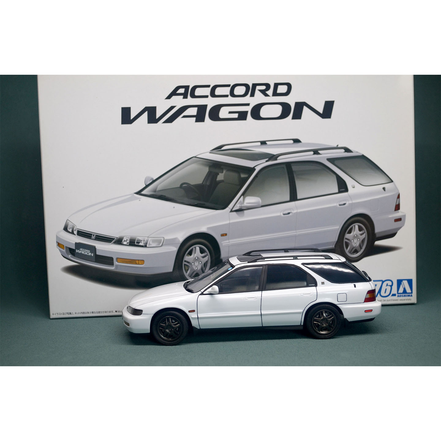 青岛社06481 拼装车模 1/24 本田 雅阁 Honda 旅行车 代工完成品