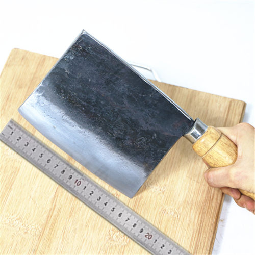 弹簧钢家用砍骨刀加厚手工锻打斩骨刀商用剁骨刀具厨用大骨头刀斧