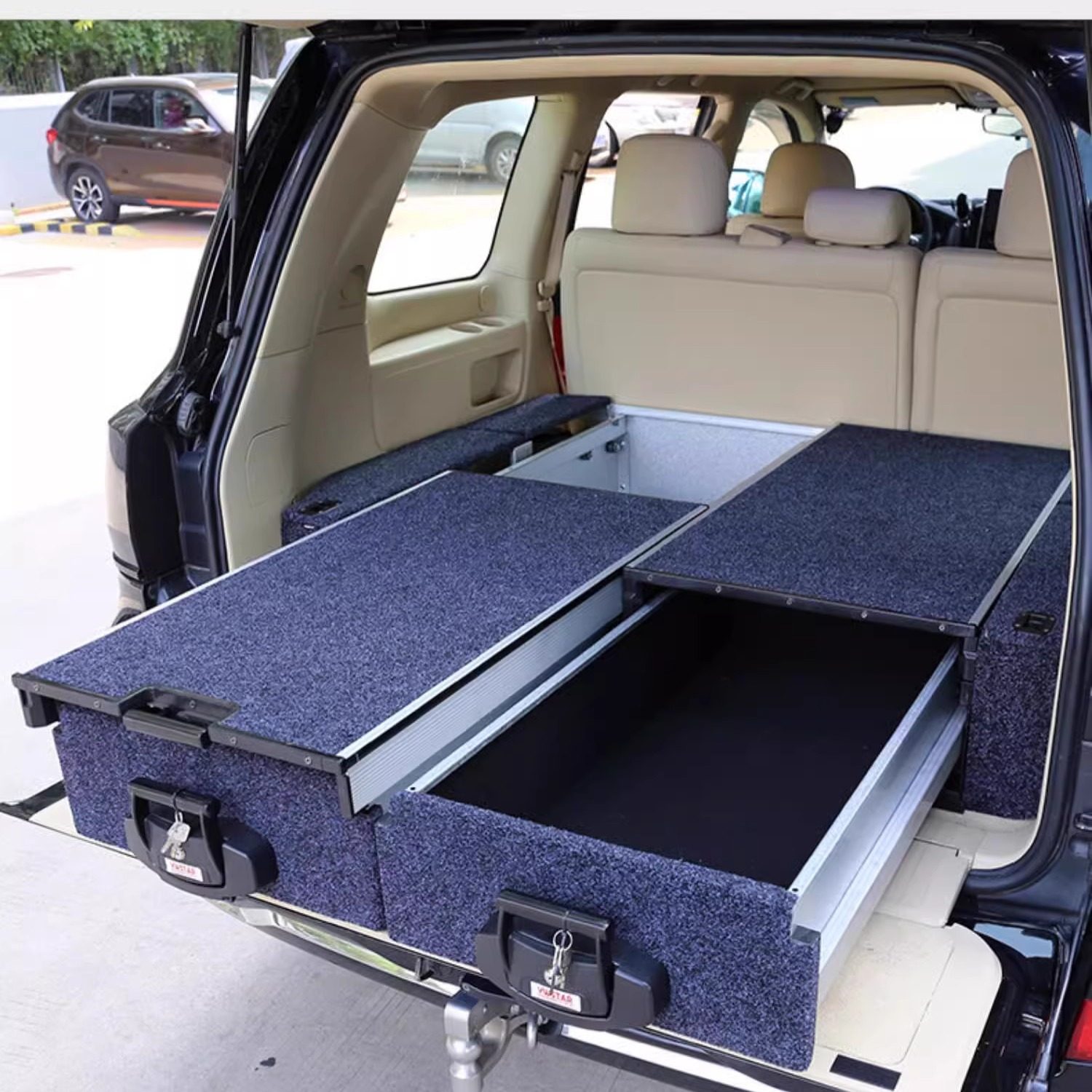 工厂直销汽车收纳箱魔盒地毯车载后备箱储物盒铺垫隐形铺垫可裁剪,居家布艺,家用脚垫,淘宝优惠券,粉丝福利购,淘宝优惠卷