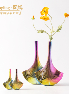 景德镇陶瓷样板房软装花瓶