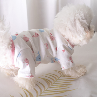 宠物衣服护肚衣夏季空调服全包断奶绝育服母狗手术防甜防掉毛全棉