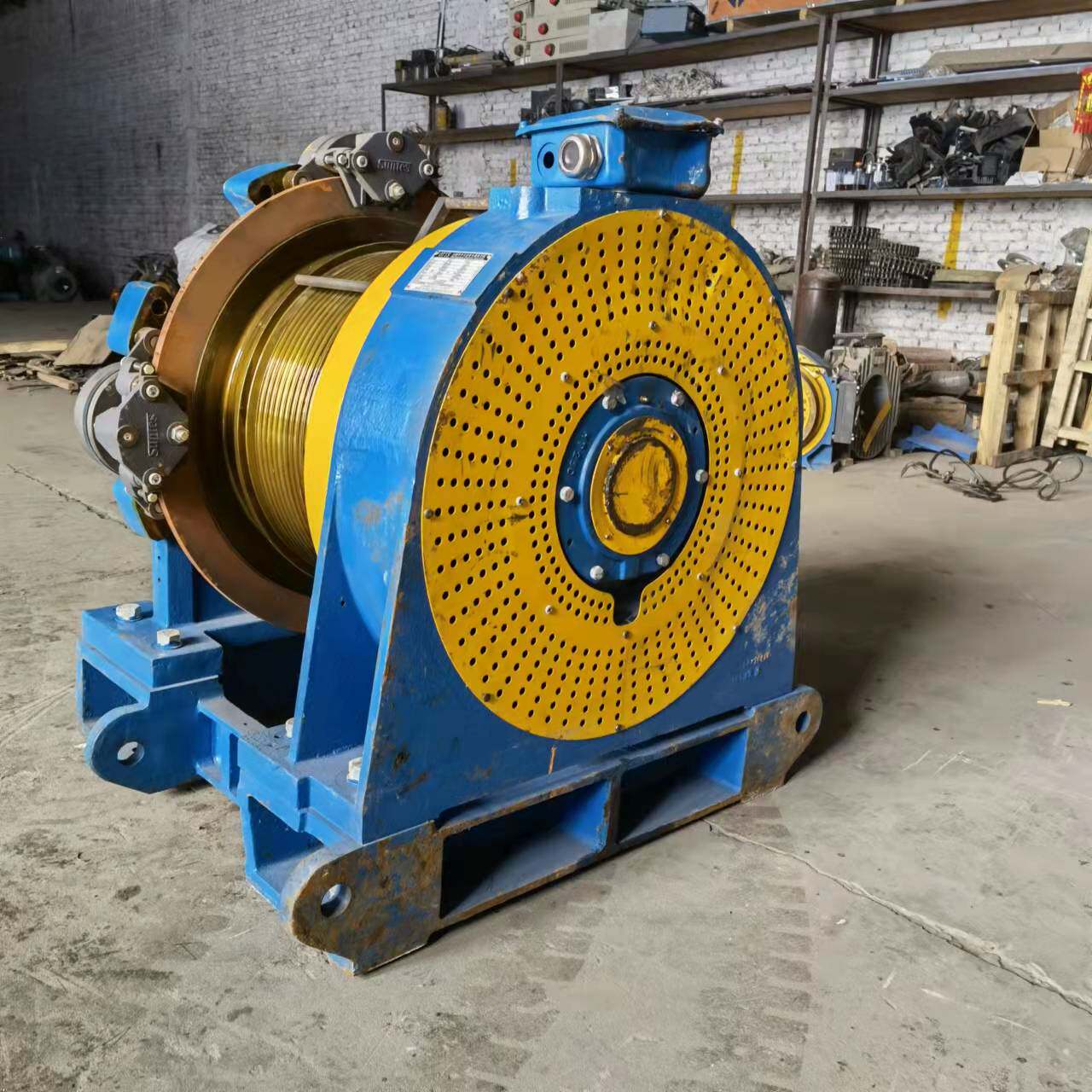 正品 蓝光奥的斯曳引机主机24.8kw/1275kg 奥的斯主机曳引机 现货