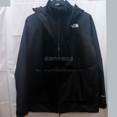 北面冲锋衣男户外防风软壳内胆