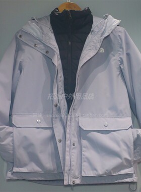 THeNorthFace北面 25秋冬女户外鹅绒内胆防水冲锋三合一 NF0A8GK7