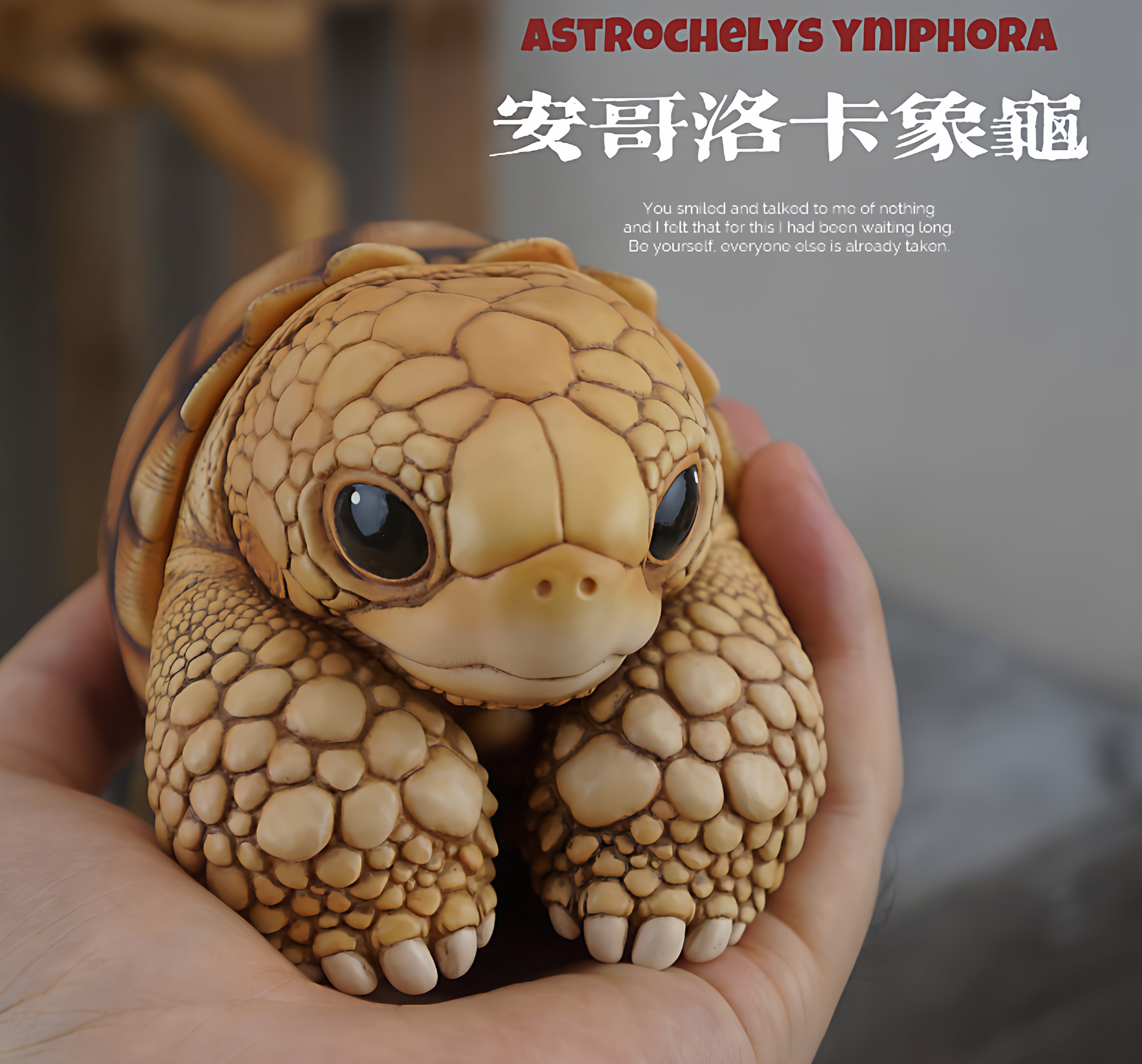 博物志|2025吨吨动物园龟系列第五弹安哥洛卡拟鳄龟潮玩手办模型