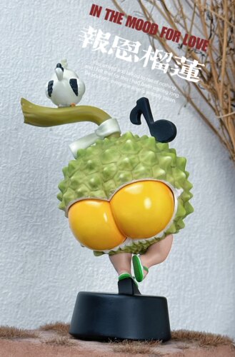博物志原创：2025报恩榴莲 榴莲手办榴莲潮玩Q版摆件榴莲创意摆件