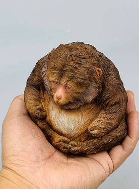 品名：《修行》师太峨眉山收养佛里佛气独臂猿猴 冯椿猩猩gk模型