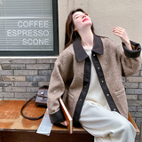 毛尼加棉女外套2D115-C838-P195-K278，女装毛呢外套，2D115