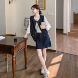 带包包2D115-C326三件套P225-K288马甲+短裙两件套P185-K248，女装套装/套裙，2D115