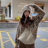费尔岛毛衣开衫短外套2D115-A35-P135-K188，女装针织衫/毛衣，2D115
