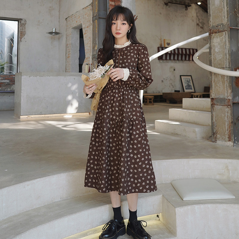 碎花连衣裙女2D115-413-p65-k128,女装连衣裙,2D115
