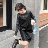 吊带PU连衣裙套装女2D115-C322-P155-K218，女装套装/套裙，2D115