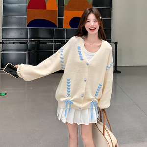 毛衣针织开衫女外套2D115-C183-P85-K148图片