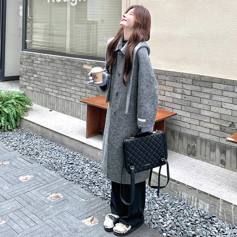 双面羊毛大衣女2D115-C215-P275-K408图片