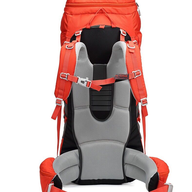 AIWANG 80L 조정 가능한 배낭 야외 하이킹 등산 가방 캐주얼 배낭 다기능 스포츠 배낭