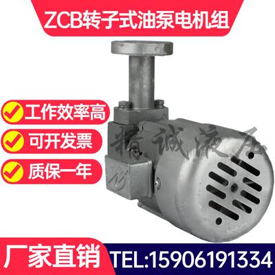 新款zcb/ZCB-0.8/1.2/2.5转子式油泵电机装置380V 40W 60W 90包邮