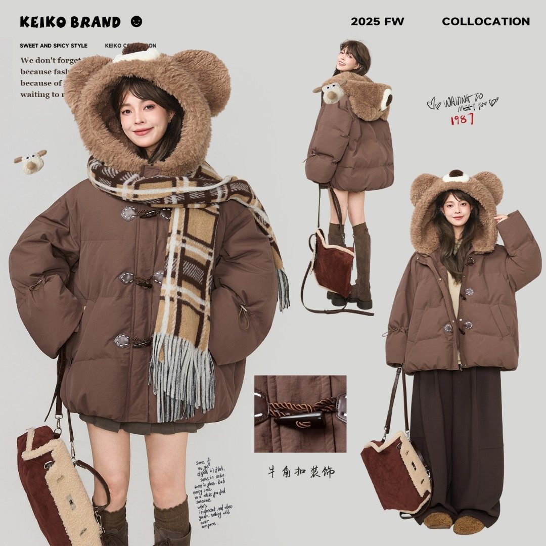 KEIKO/凯莉欧聚酯纤维短款少女风