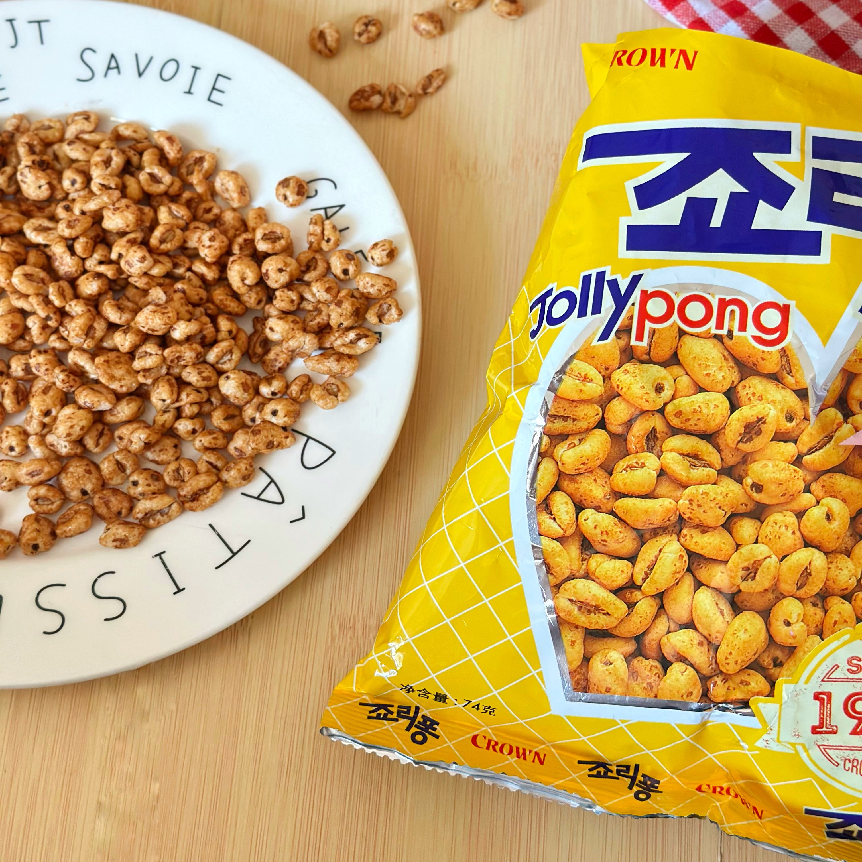 韩国进口克丽安大麦粒爆米花