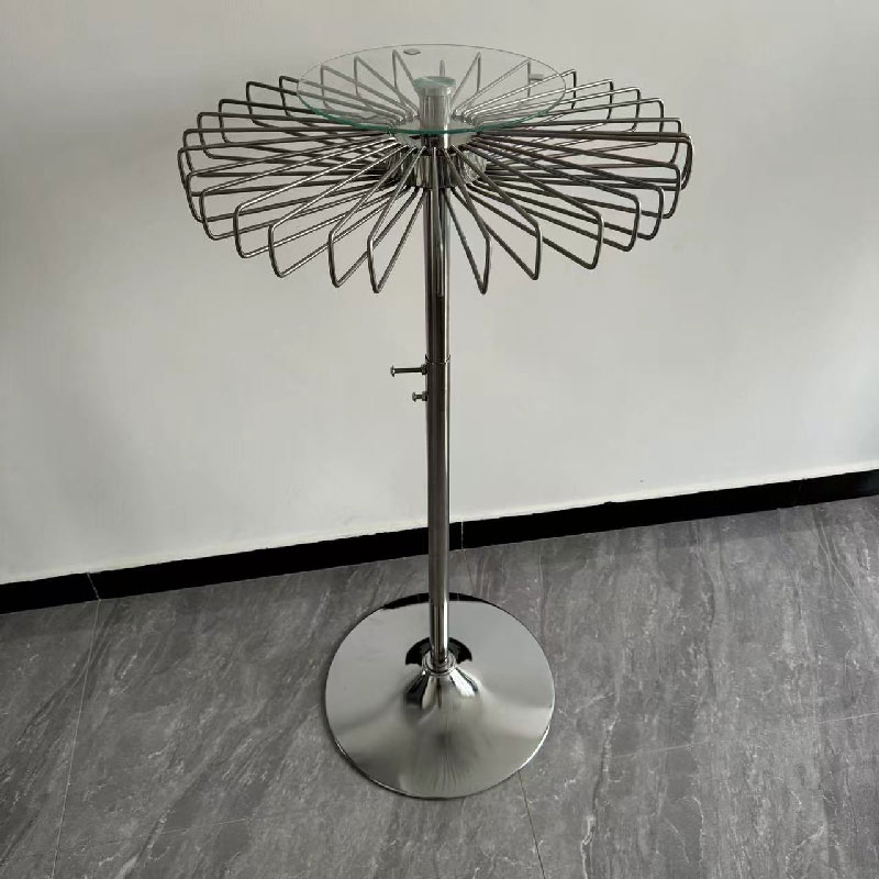 不锈钢丝巾展示架挂围巾服装店货架浴巾挂衣架子领带可旋转货架